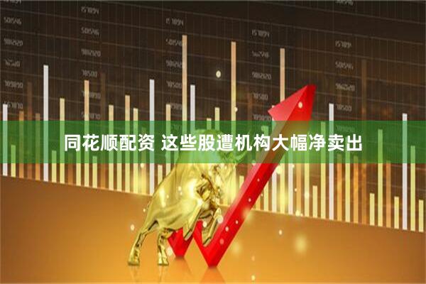 同花顺配资 这些股遭机构大幅净卖出
