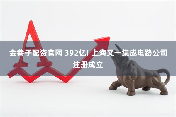 金巷子配资官网 392亿! 上海又一集成电路公司注册成立